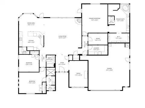 Floorplan - 1023 E 4430 S, Washington, UT 84780 photo 1 of 2