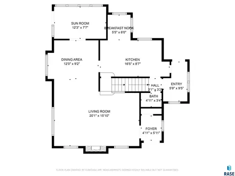 Floorplan - 300 E Stearns Ave, Chamberlain, SD 57325 photo 2 of 4
