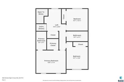 Floorplan - 7002 E Brooks Edge Pl, Sioux Falls, SD 57110 photo 1 of 3