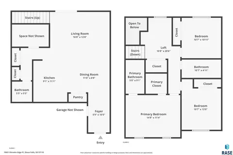 Floorplan - 6906 E Brooks Edge Pl, Sioux Falls, SD 57110 photo 3 of 3