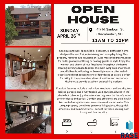 417 N Sanborn St, Chamberlain, SD 57325