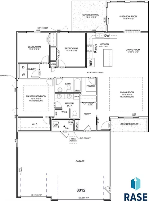 Floorplan - 8012 E Marana St, Sioux Falls, SD 57110 photo 1 of 1