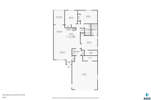 Floorplan - 3513 E Bison Trl, Sioux Falls, SD 57108 photo 1 of 1