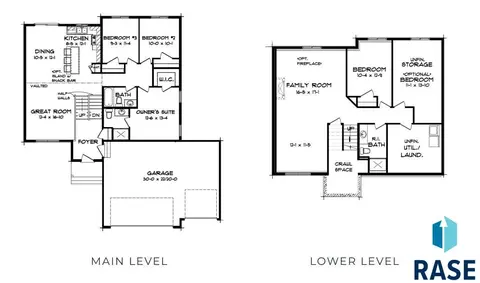 Floorplan - 2205 E Alexa St, Brandon, SD 57005 photo 1 of 1