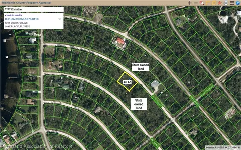 1212 Cockatoo Ave, Lake Placid, FL 33852