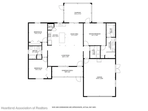Floorplan - 6829 San Bruno Dr, Sebring, FL 33872 photo 1 of 1