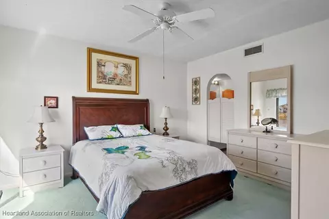 Bedroom - 4989 Casablanca Circle J-3, Sebring, FL 33870 photo 3 of 6