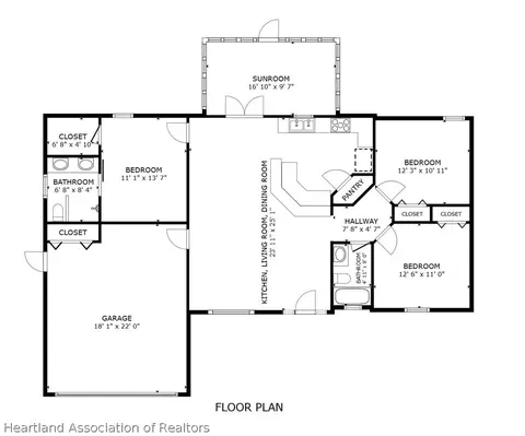 Floorplan - 307 Howey Rd, Sebring, FL 33870 photo 1 of 1