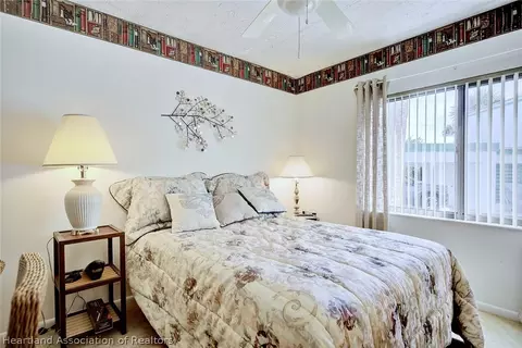 Bedroom - 4989 Casablanca Circle J1, Sebring, FL 33870 photo 7 of 8