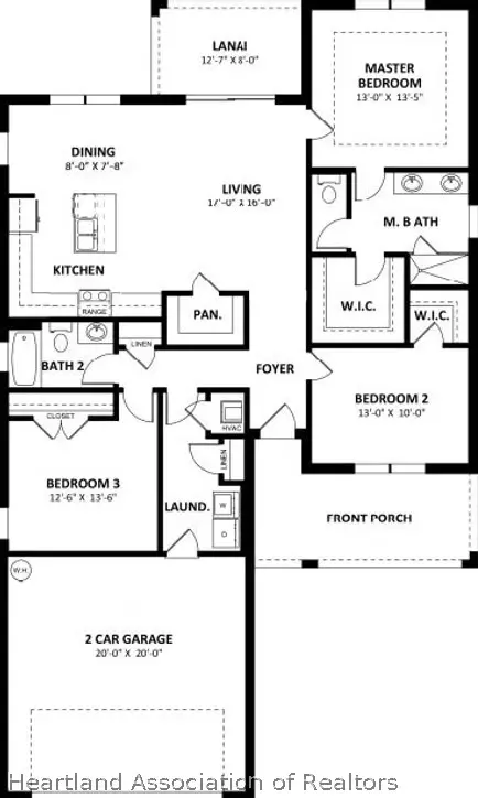 Floorplan - 4645 Boston St, Sebring, FL 33872 photo 1 of 1