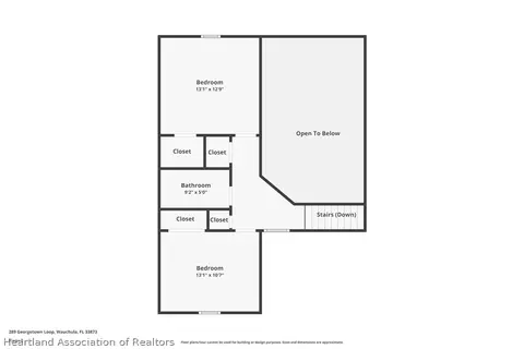 Floorplan - 289 Georgetown Loop, Wauchula, FL 33873 photo 2 of 3