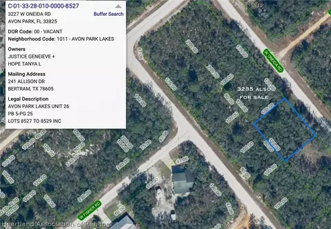 3227 W Oneida Rd, Avon Park, FL 33825