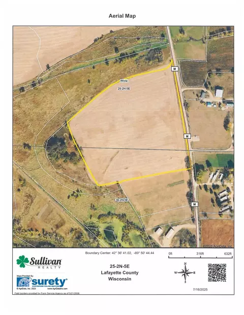 Parcel 3 W County Hwy M, Wiota, WI 53504