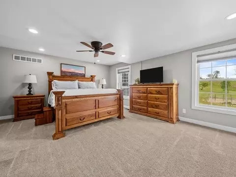 Bedroom - 8294 N Leaf River Rd, Leaf River, IL 61047 photo 7 of 8