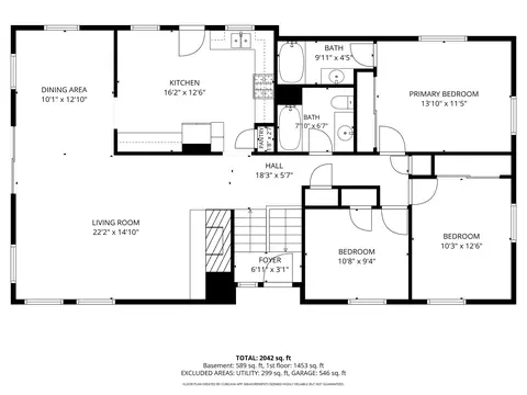 Floorplan - 7901 Louella Dr, Roscoe, IL 61073 photo 2 of 2