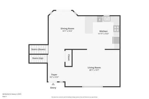 Floorplan - 524 Merilot Dr, Roscoe, IL 61073 photo 2 of 4