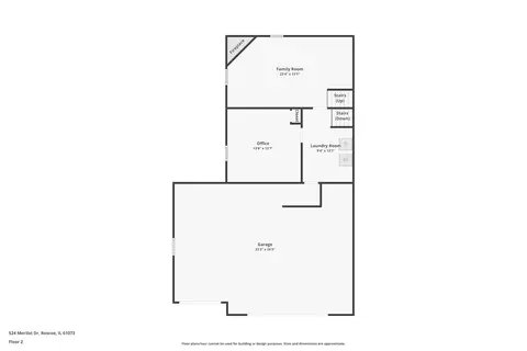 Floorplan - 524 Merilot Dr, Roscoe, IL 61073 photo 3 of 4