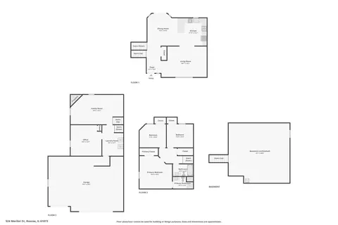 Floorplan - 524 Merilot Dr, Roscoe, IL 61073 photo 1 of 4