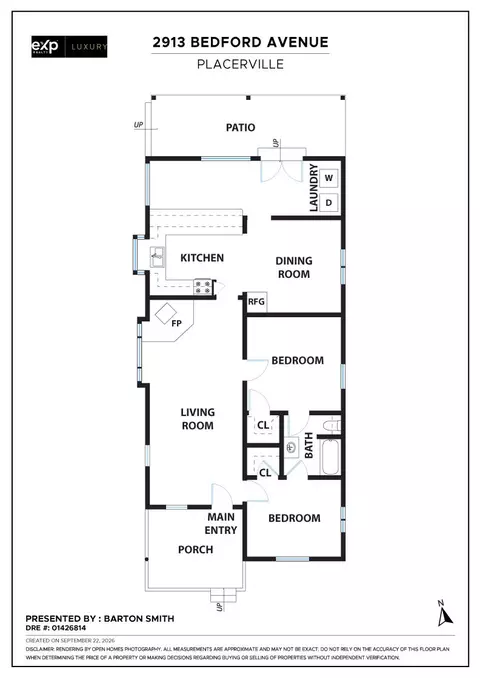 Floorplan - 2913 Bedford Ave, Placerville, CA 95667 photo 1 of 1
