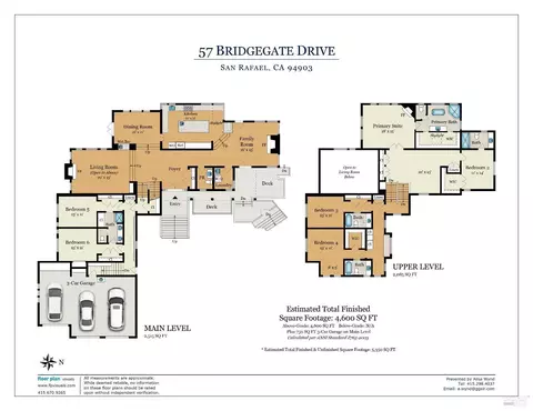 Floorplan - 57 Bridgegate Dr, San Rafael, CA 94903 photo 1 of 2