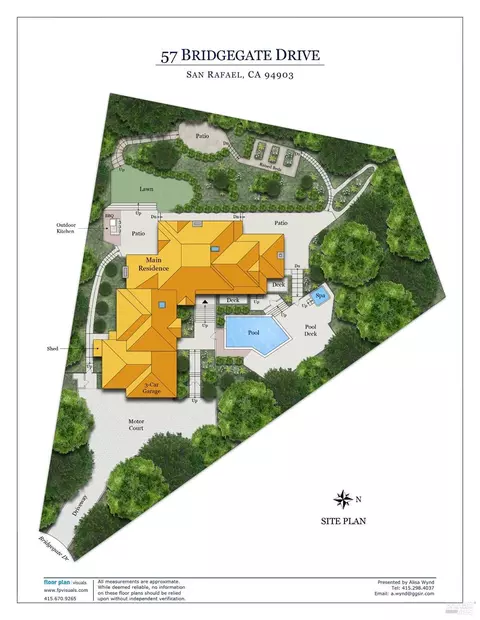 Floorplan - 57 Bridgegate Dr, San Rafael, CA 94903 photo 2 of 2