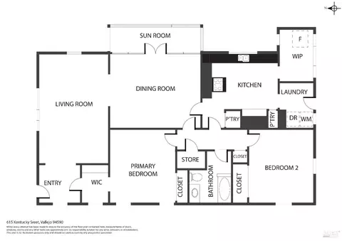 Floorplan - 615 Kentucky St, Vallejo, CA 94590 photo 1 of 1
