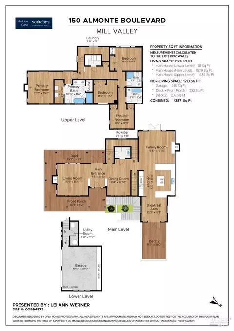 Floorplan - 150 Almonte Blvd, Mill Valley, CA 94941 photo 1 of 2