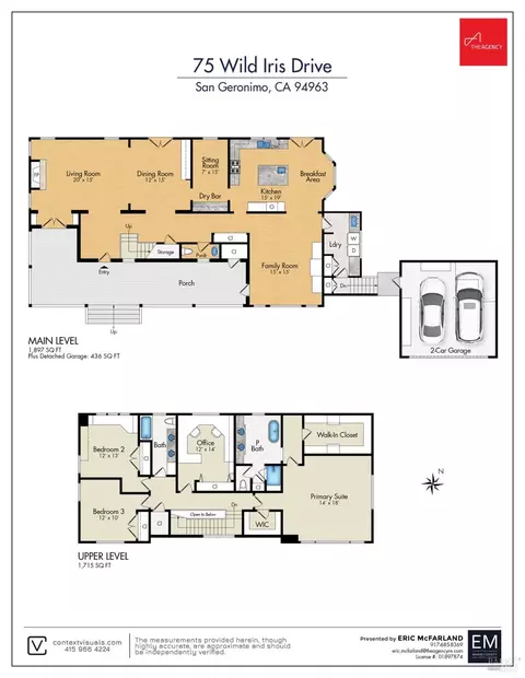 Floorplan - 75 Wild Iris Rd, San Geronimo, CA 94963 photo 1 of 2