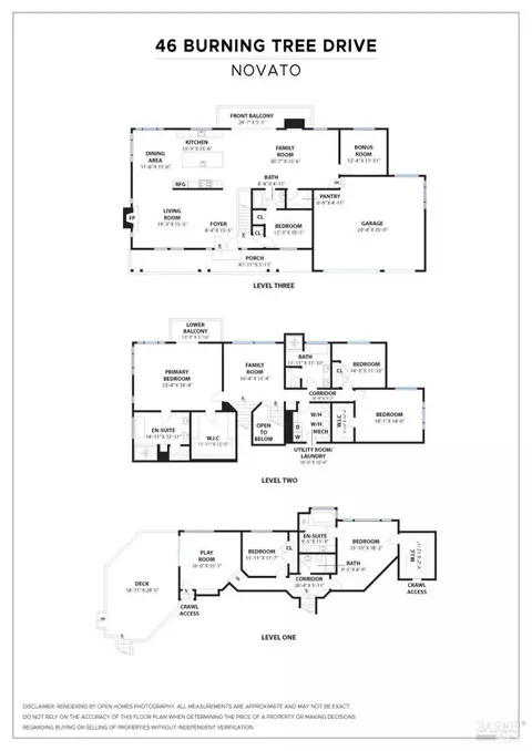Floorplan - 46 Burning Tree Dr, Novato, CA 94949 photo 1 of 1