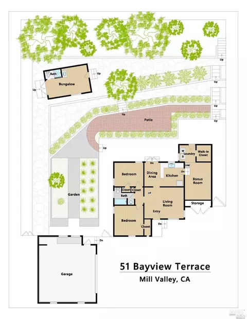 Floorplan - 51 Bayview Ter, Mill Valley, CA 94941 photo 1 of 1