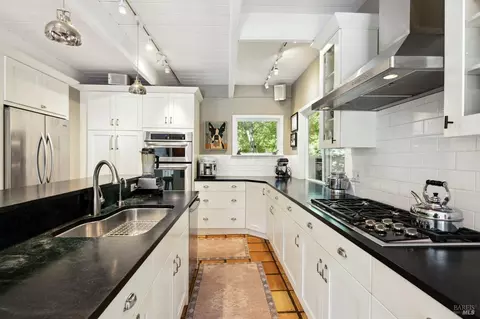 Kitchen - 6401 Lucas Valley Rd, Nicasio, CA 94946 photo 6 of 7