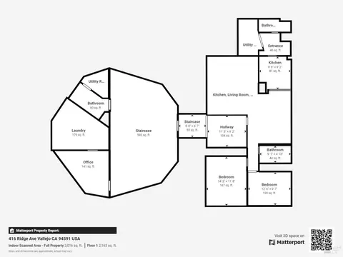 Floorplan - 416 Ridge Ave, Vallejo, CA 94591 photo 4 of 4