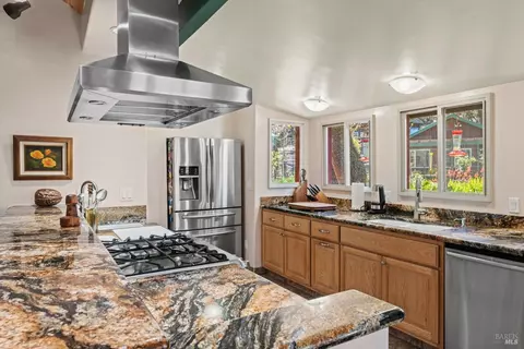 Kitchen - 201 Pine Ridge Rd, Ukiah, CA 95482 photo 2 of 3