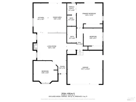 Floorplan - 542 Cockspur Ct, Windsor, CA 95492 photo 1 of 1