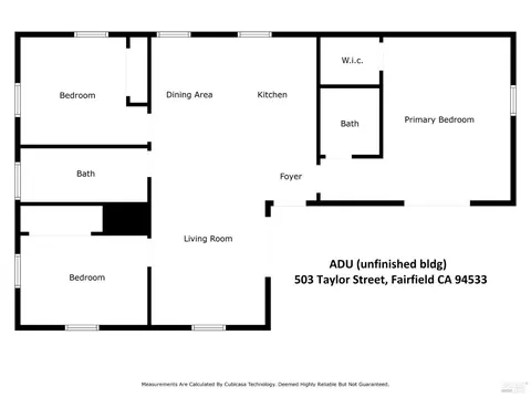 Floorplan - 501 Taylor St, Fairfield, CA 94533 photo 1 of 1