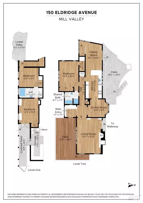 Floorplan - 150 Eldridge Ave, Mill Valley, CA 94941 photo 1 of 1