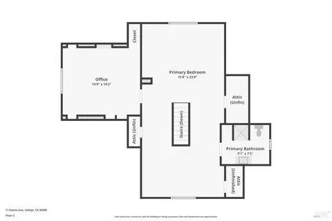 Floorplan - 11 Hanns Ave, Vallejo, CA 94590 photo 3 of 4
