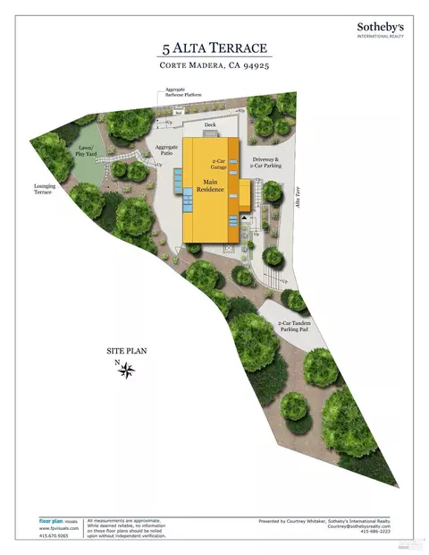 Floorplan - 5 Alta Ter, Corte Madera, CA 94925 photo 1 of 4