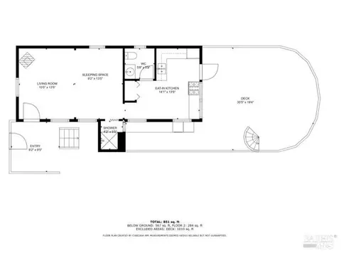 Floorplan - 21016 River Blvd, Monte Rio, CA 95462 photo 2 of 3
