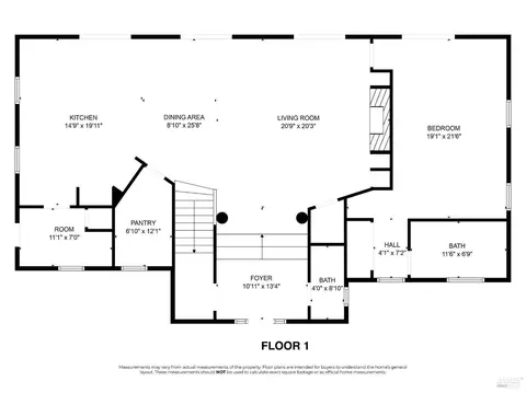 Floorplan - 504 White Cottage Rd S, Angwin, CA 94508 photo 2 of 3