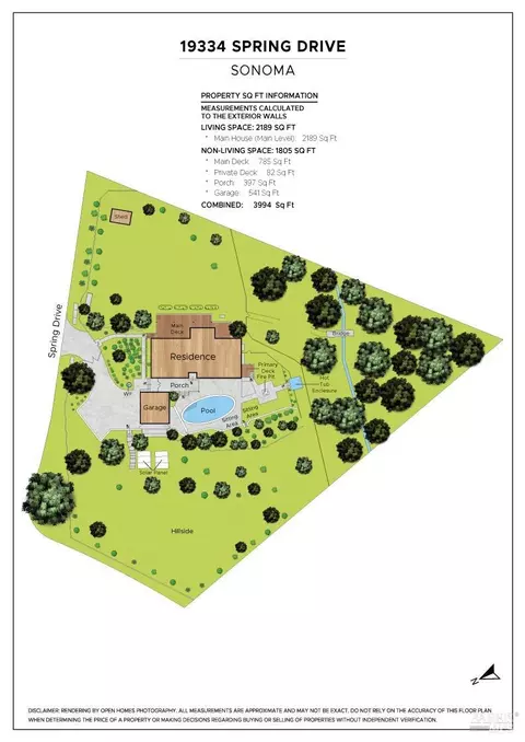 Floorplan - 19334 Spring Dr, Sonoma, CA 95476 photo 2 of 2