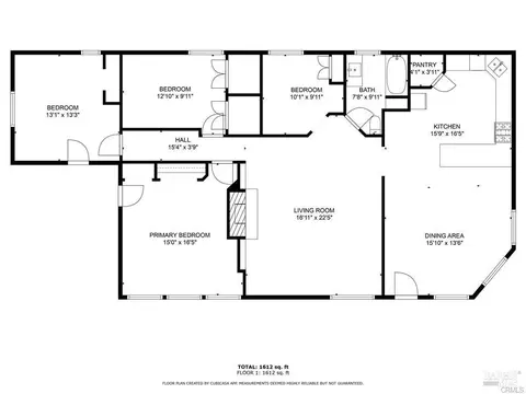 Floorplan - 9510 Oak Pl, Cobb, CA 95426 photo 1 of 1