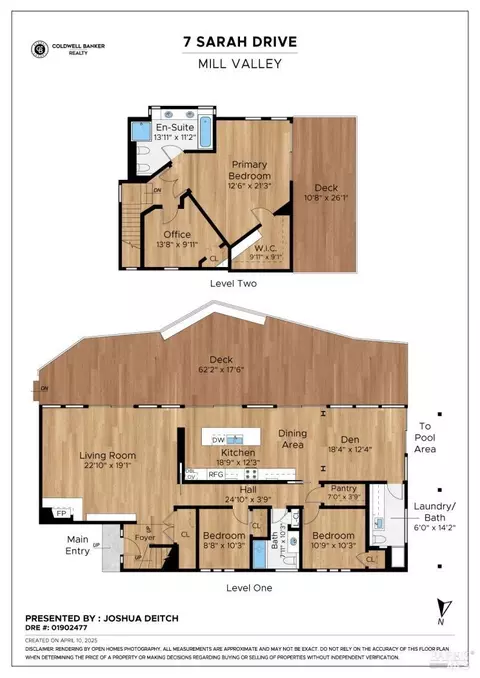 Floorplan - 7 Sarah Dr, Mill Valley, CA 94941 photo 1 of 2