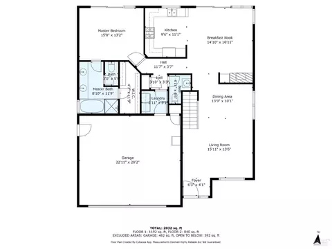Floorplan - 2 Chesapeake Ct, Napa, CA 94559 photo 2 of 3