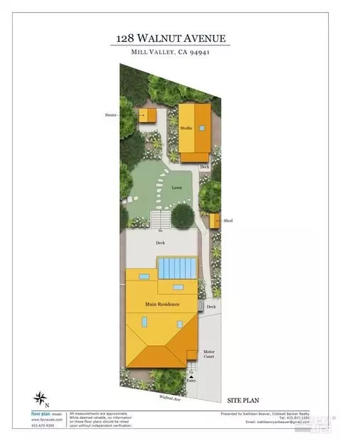 Floorplan - 128 Walnut Ave, Mill Valley, CA 94941 photo 2 of 2