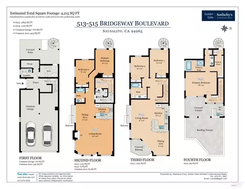 Floorplan - 513-515 Bridgeway Blvd, Sausalito, CA 94965 photo 1 of 1