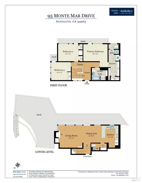 Floorplan - 95 Monte Mar Dr, Sausalito, CA 94965 photo 1 of 2