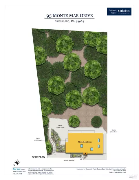 Floorplan - 95 Monte Mar Dr, Sausalito, CA 94965 photo 2 of 2