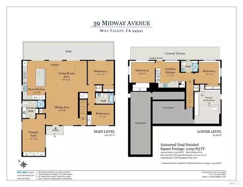 Floorplan - 39 Midway Ave, Mill Valley, CA 94941 photo 1 of 2