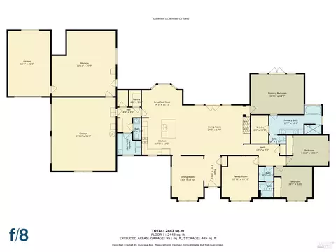 Floorplan - 320 Wilson Ln, Windsor, CA 95492 photo 1 of 1